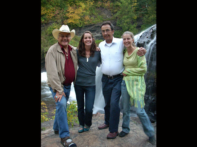 Winston,Stephanie, her Dad Ralph Brown, and Stephanie Dubeau.